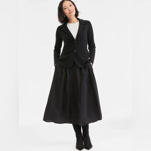 Charter Club Luxury two ply, 100%cashmere Black soft blazer